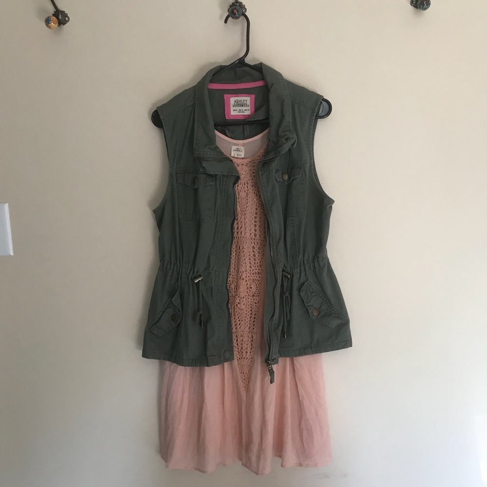 Army green vest